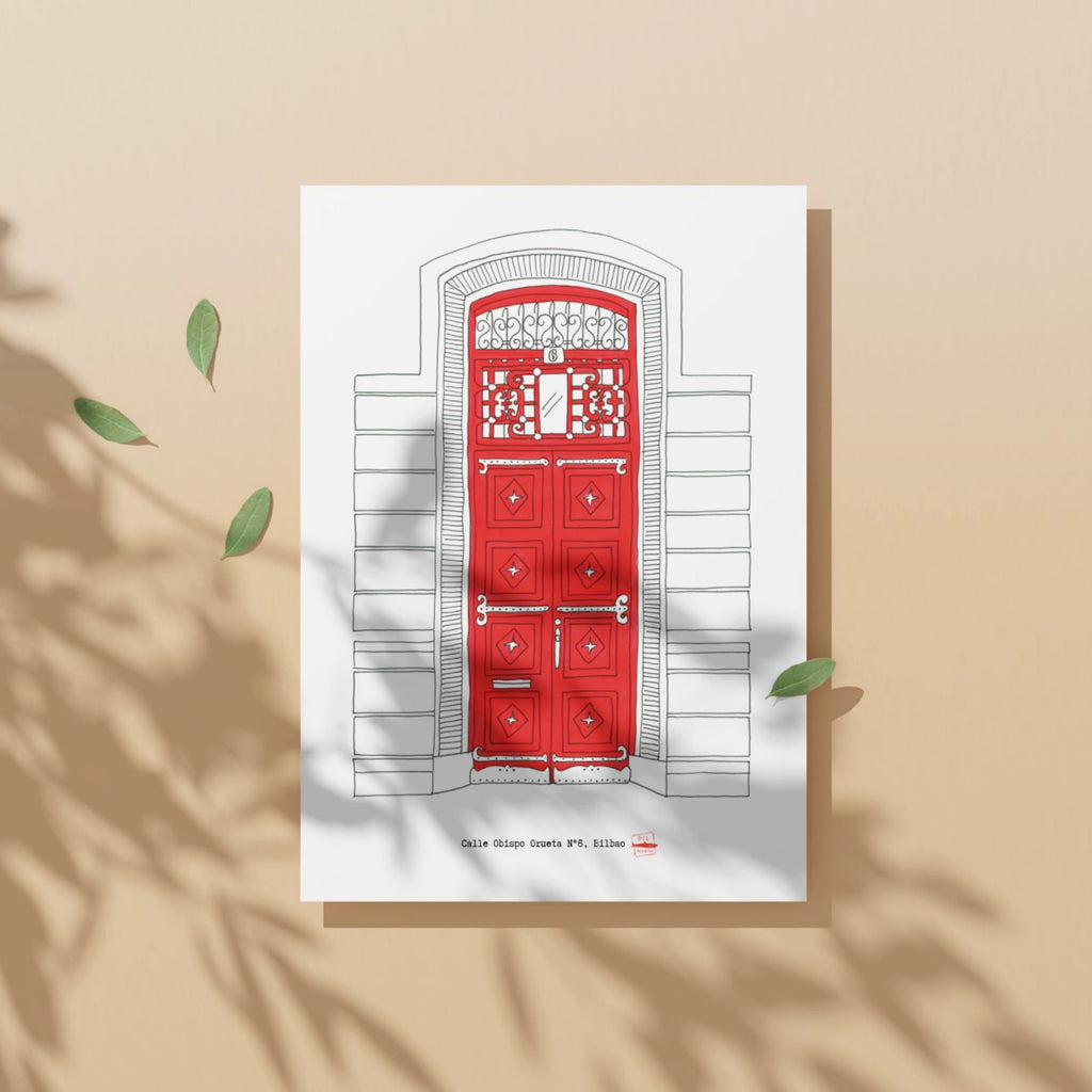 Rojo. Obispo Orueta Nº6