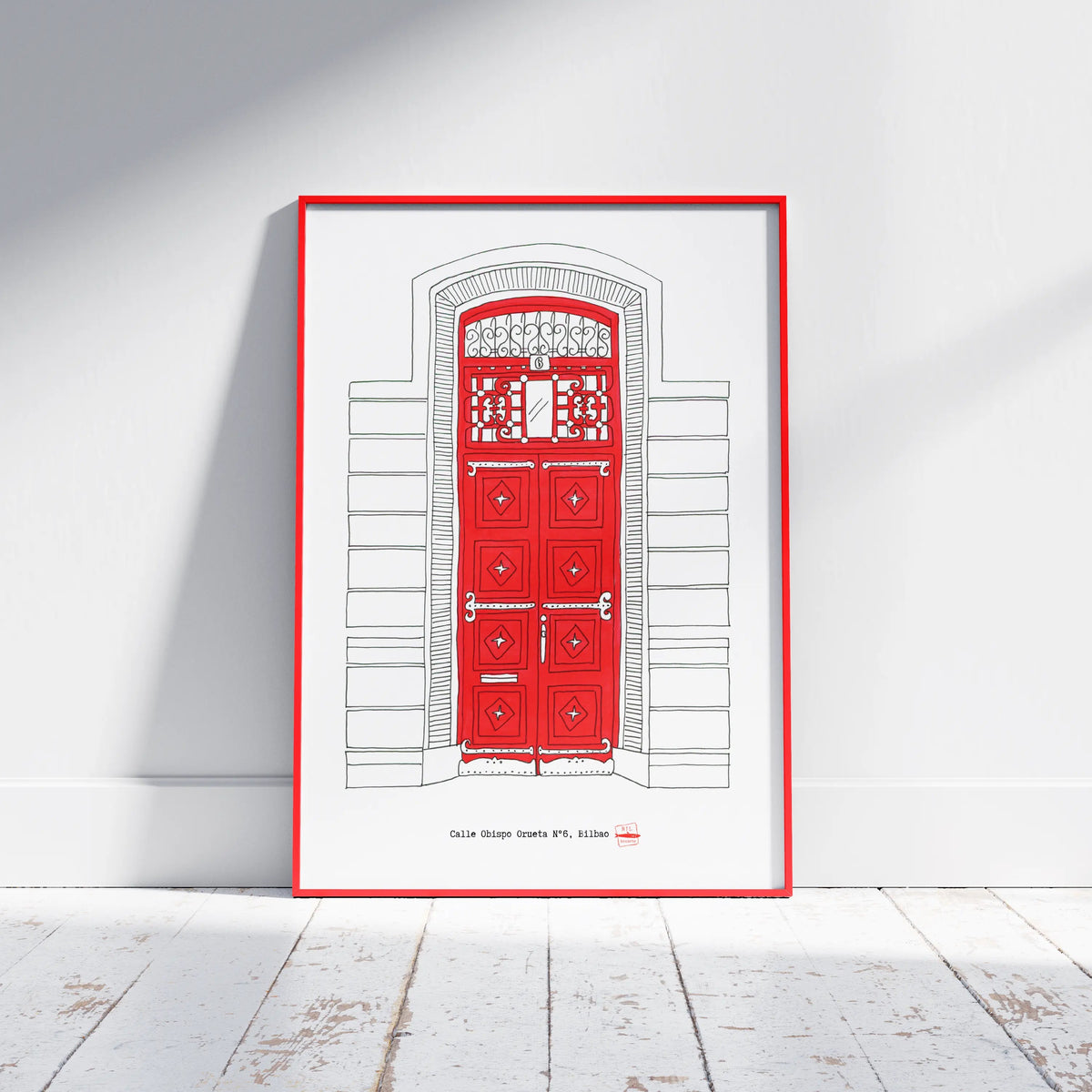 Rojo. Obispo Orueta Nº6